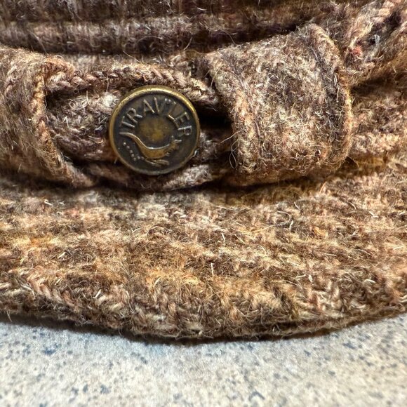 Country Gentleman Trilby Hat Brown Wool Houndstooth Tweed VTG England Grandpacor - Picture 10 of 13